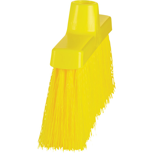 Balai oblique ColorCore, Crins Moyen, 10", Polypropyl&egrave;ne, Jaune Southpoint Industrial Supply