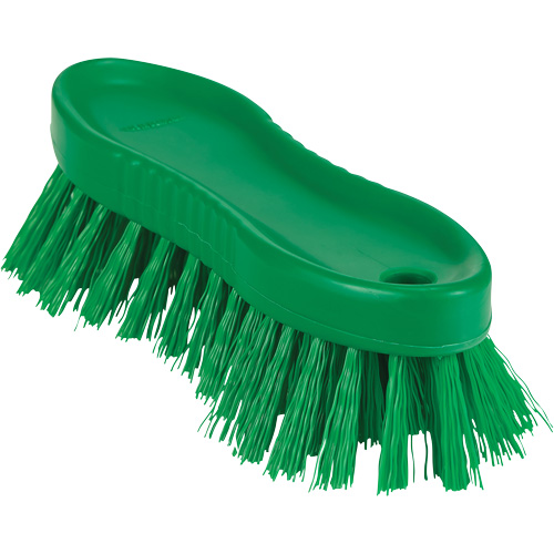 Brosse &agrave; main ColorCore, Soies Ferme, Longueur de 6", Vert Southpoint Industrial Supply