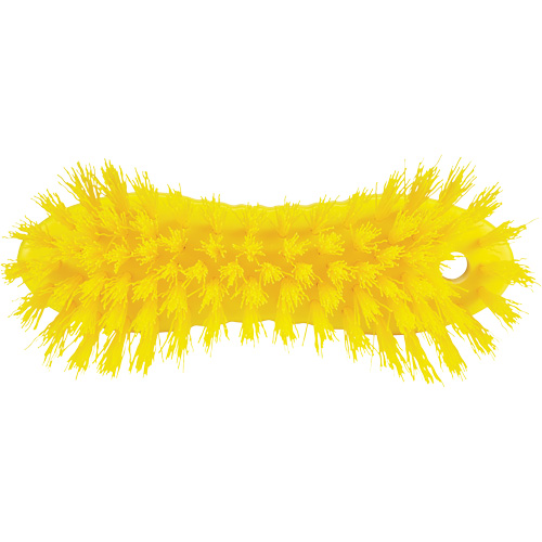ColorCore Hand Brush, Stiff Bristles, 6" Long, Yellow Southpoint Industrial Supply