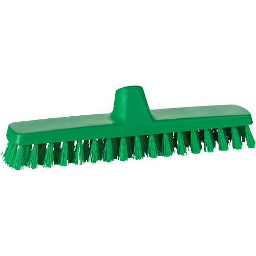 Brosse &agrave; r&eacute;curer ColorCore pour murs, Soies Ferme, Longueur de 12", Vert Southpoint Industrial Supply