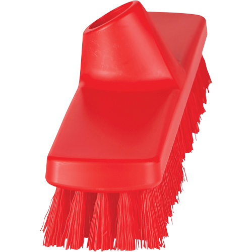 Brosse &agrave; r&eacute;curer ColorCore pour murs, Soies Ferme, Longueur de 12", Rouge Southpoint Industrial Supply
