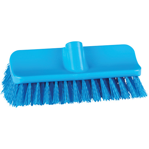 Brosse &agrave; angle double ColorCore pour surfaces hautes et basses, Soies Ferme, Longueur de 10", Bleu Southpoint Industrial Supply