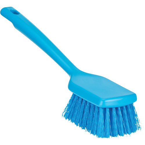ColorCore Short Handle Brush, Stiff Bristles, 12" Long, Blue Southpoint Industrial Supply