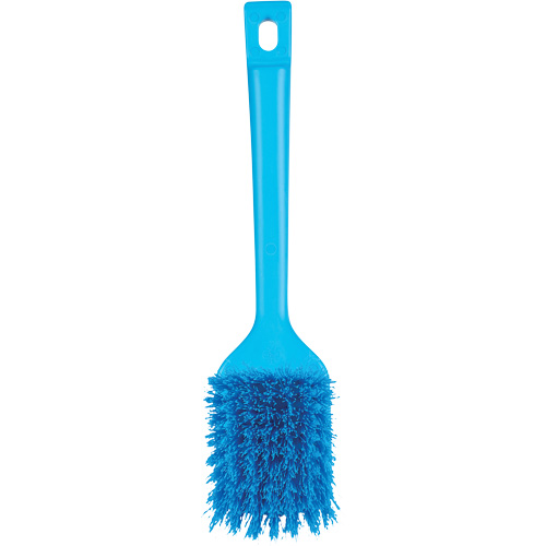 ColorCore Short Handle Brush, Stiff Bristles, 12" Long, Blue Southpoint Industrial Supply