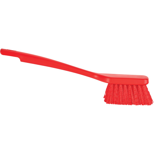 Brosse &agrave; manche court ColorCore, Soies Ferme, Longueur de 12", Rouge Southpoint Industrial Supply