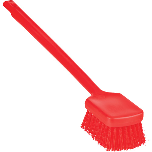 Brosse &agrave; manche long ColorCore, Soies Ferme, Longueur de 20", Rouge Southpoint Industrial Supply