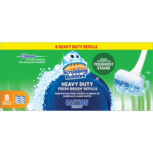 Recharge de tampons &agrave; usage intensif pour la brosse pour cuvettes Scrubbing Bubbles Fresh Brush, Recharge Southpoint Industrial Supply