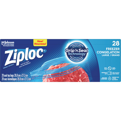 Sacs de cong&eacute;lation Ziploc Southpoint Industrial Supply