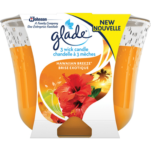 Chandelle &agrave; trois m&egrave;ches Glade, Brise exotique Southpoint Industrial Supply