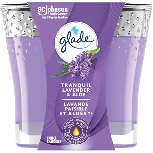Glade&reg; 2-in-1 Candle, Lavender & aloe Southpoint Industrial Supply