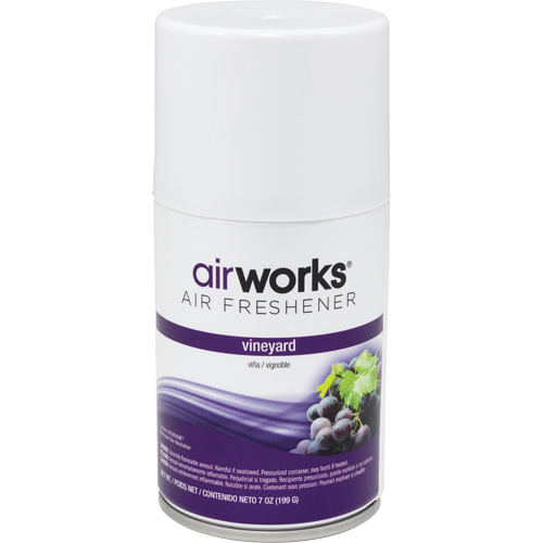 AirWorks&reg; Metered Air Fresheners, Vineyard, Aerosol Can Southpoint Industrial Supply