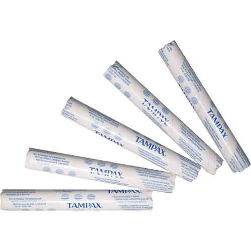 Tampons hygi&eacute;niques r&eacute;guliers Tampax Southpoint Industrial Supply