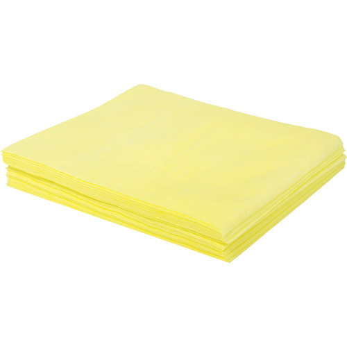 Chiffon &agrave; poussi&egrave;re trait&eacute; &agrave; l'huile pour service moyen TaskBrand, Polyester, Jaune Southpoint Industrial Supply