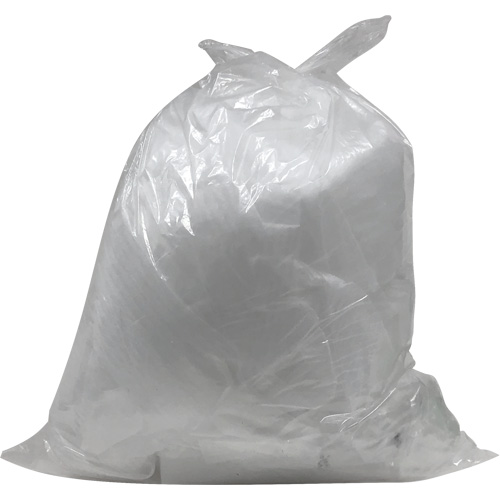 Industrial Garbage Bags, Strong, 26" W x 36" L, 0.9 mils, Clear, 45 L (12 Gal.) Capacity Southpoint Industrial Supply