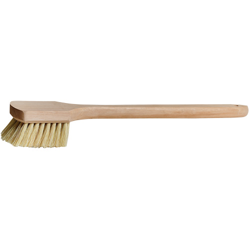 Long-Handle Pot Brush, 20" L, Tampico Bristles, Beige Southpoint Industrial Supply