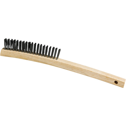 Scratch Brush, Steel, 3 x 19 Wire Rows, 13-3/4" Long Southpoint Industrial Supply