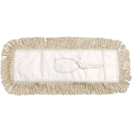 Dust Mop, Tie-On Style, Cotton, 24" L x 5" W Southpoint Industrial Supply