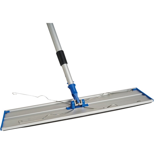 Support de vadrouille &agrave; &eacute;pousseter Static Attack avec manche t&eacute;lescopique, 24", Aluminium Southpoint Industrial Supply