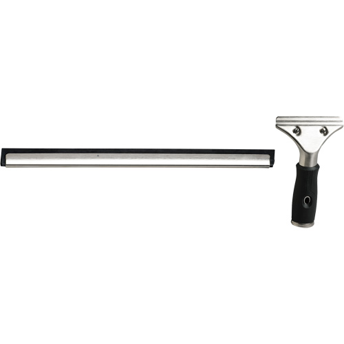 Window Squeegee with Handle, 14", Rubber, Stainless Steel Frame Southpoint Industrial Supply