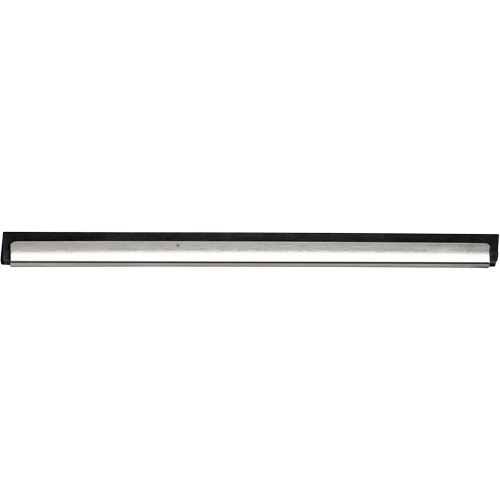 Window Squeegee Channel and Rubber, 18", Rubber, Stainless Steel Frame Southpoint Industrial Supply