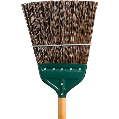 Track & Switch Broom, Wood Handle, Polypropylene Bristles, 52" L Southpoint Industrial Supply