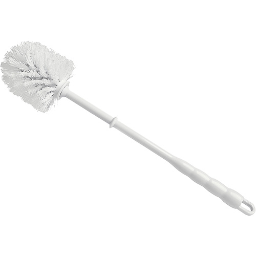 Bowl Brush, 15-1/2" L, Polypropylene Bristles, Red/White Southpoint Industrial Supply