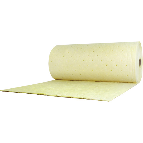Chemical Sorbent Roll, Heavyweight, 150' L x 38" W, 89.4 gal Absorbancy Southpoint Industrial Supply