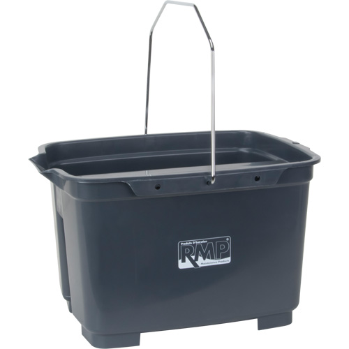 Seau double, Capacit&eacute; de 4,75 gal. US (19 pintes), Gris Southpoint Industrial Supply