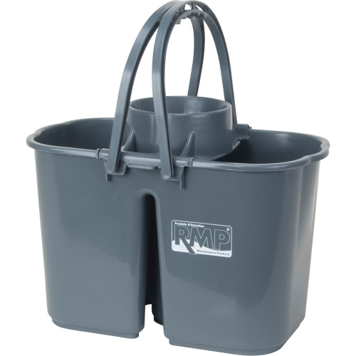 Seau et essoreuse pour vadrouille, Passoire, 3,75 gal. US (15 pintes), Gris Southpoint Industrial Supply