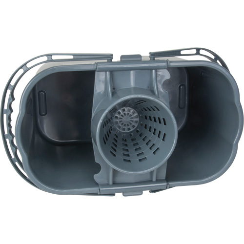 Seau et essoreuse pour vadrouille, Passoire, 3,75 gal. US (15 pintes), Gris Southpoint Industrial Supply