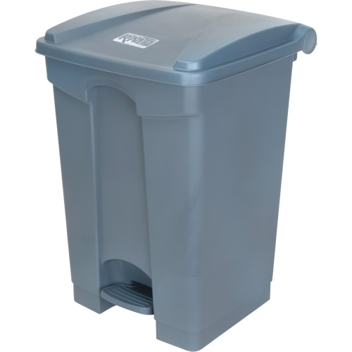 Poubelle &agrave; p&eacute;dale, Plastique, Capacit&eacute; 12 gal. US Southpoint Industrial Supply