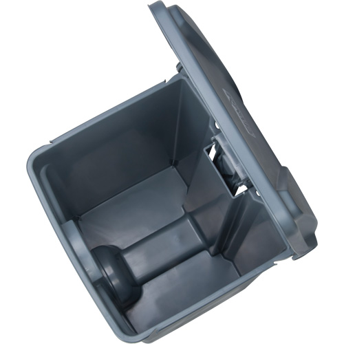 Poubelle &agrave; p&eacute;dale, Plastique, Capacit&eacute; 12 gal. US Southpoint Industrial Supply