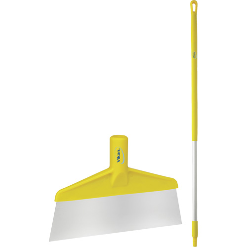 Floor Scraper with Handle, Yellow, 9-3/5" W x 55-9/10" L Southpoint Industrial Supply