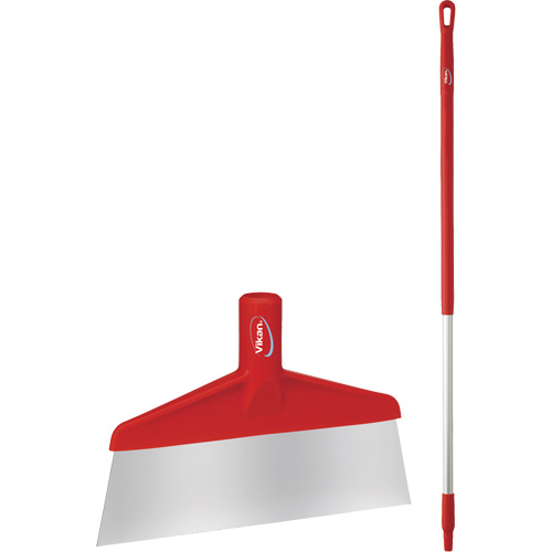 Floor Scraper with Handle, Red, 9-3/5" W x 55-9/10" L Southpoint Industrial Supply