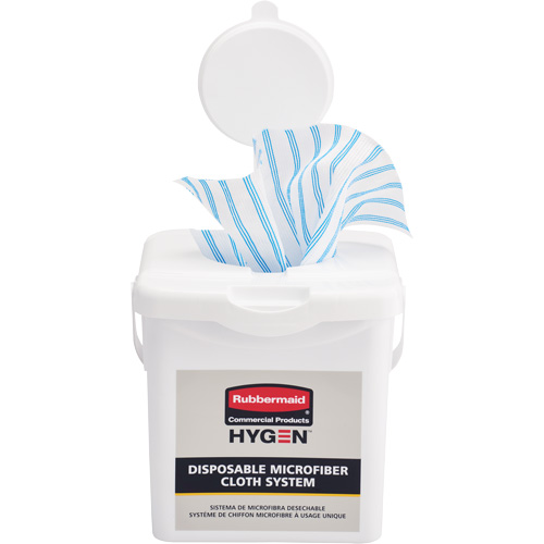 Microfibre Cloth Charging Bucket, White Southpoint Industrial Supply