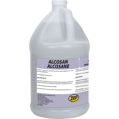 D&eacute;sinfectant de surfaces dures Alcosan, 4 L, Cruche Southpoint Industrial Supply