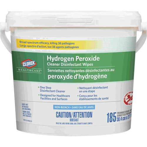 Healthcare&reg; Hydrogen Peroxide Cleaner Disinfecting Wipes, 185 Count Southpoint Industrial Supply