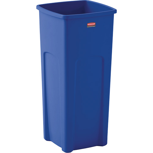 Untouchable&reg; Square Recycling Container, Bulk, Plastic, 23 US gal. Southpoint Industrial Supply