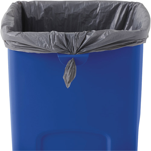 Untouchable&reg; Square Recycling Container, Bulk, Plastic, 23 US gal. Southpoint Industrial Supply