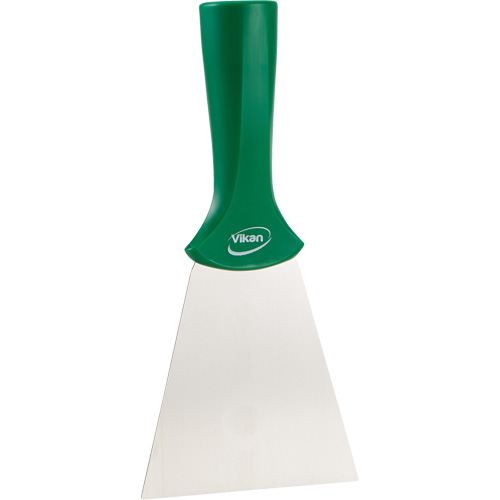 Grattoir en acier inoxydable avec poign&eacute;e montable sur manche, Vert, 4" la x 8" lo Southpoint Industrial Supply