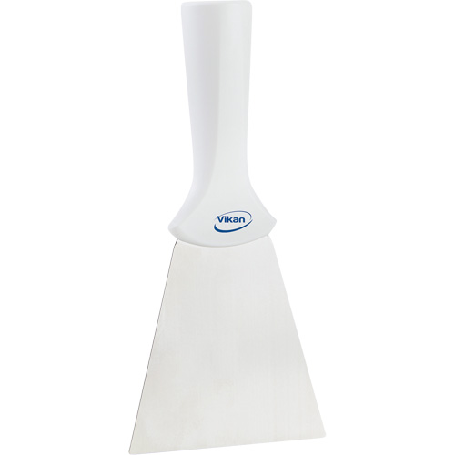 Grattoir en acier inoxydable avec poign&eacute;e montable sur manche, Blanc, 4" la x 8" lo Southpoint Industrial Supply
