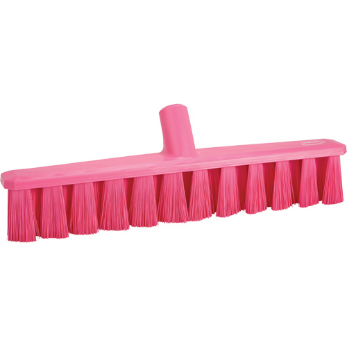 UST Push Broom, Medium Bristles, 15-1/4", Polyester, Pink Southpoint Industrial Supply