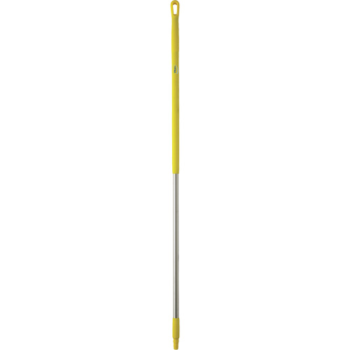 Handle, Broom/Brush/Pad Holder/Scraper/Squeegee, Yellow, Ergonomic, 59" L Southpoint Industrial Supply
