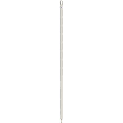 Ultra Hygiene Handle, Broom/Brush/Pad Holder/Scraper/Squeegee, White, Ergonomic, 67" L Southpoint Industrial Supply