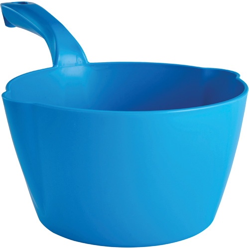 Round Bowl Scoop, Plastic, Blue, 64 oz. Southpoint Industrial Supply