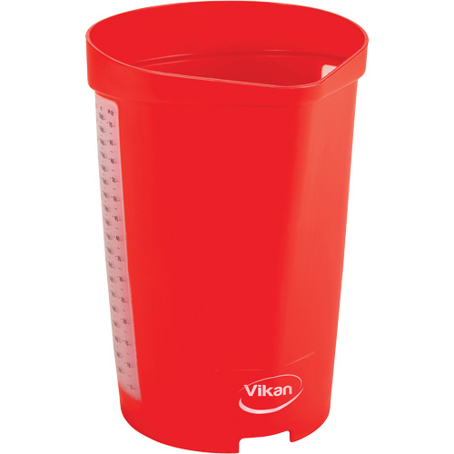 Cruche gradu&eacute;e, Plastique, Rouge, 65 oz Southpoint Industrial Supply