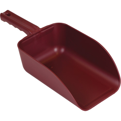 Metal Detectable Hand Scoop, Plastic, Red, 82 oz. Southpoint Industrial Supply