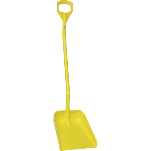 Pelle ergonomique &agrave; grande lame, Longueur de 51", Plastique, Jaune Southpoint Industrial Supply