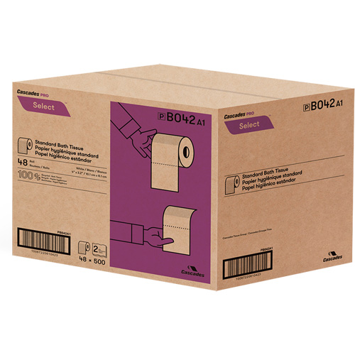Papier hygi&eacute;nique Pro Select, 2 Pli, 500 Feuilles/Rouleu, Blanc Southpoint Industrial Supply