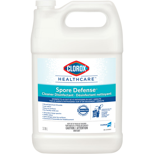 Clorox Healthcare&reg; Spore Defense Cleaner Disinfectant, 3.78 L, Jug Southpoint Industrial Supply